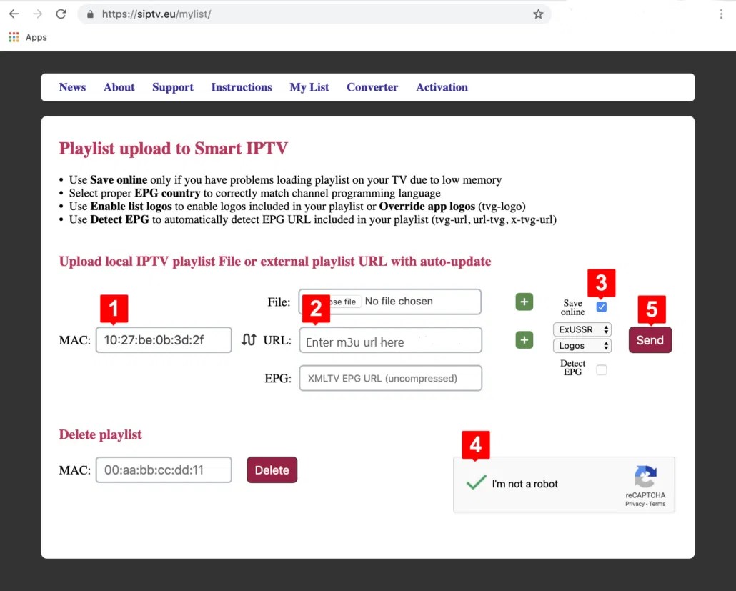 Smart IPTV installation steps